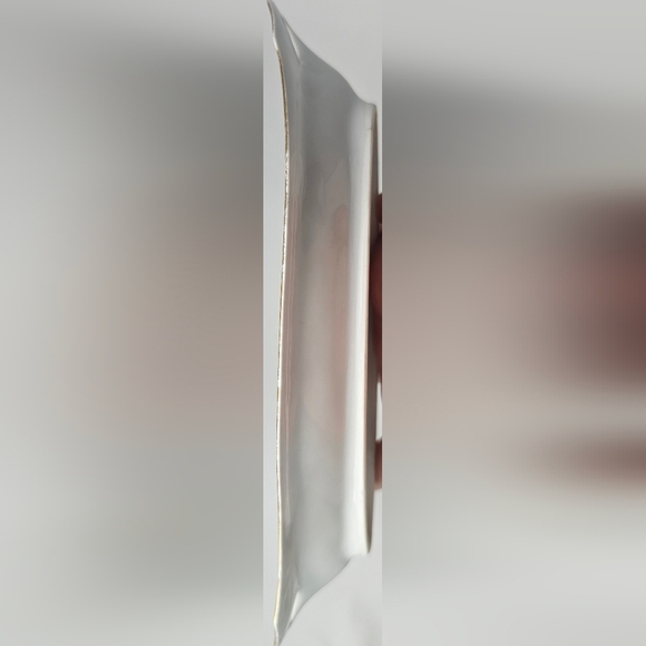 Vintage RS Tillowitz Silesia Hand Painted Butter Celery Dish White Magnolia - Picture 4 of 15